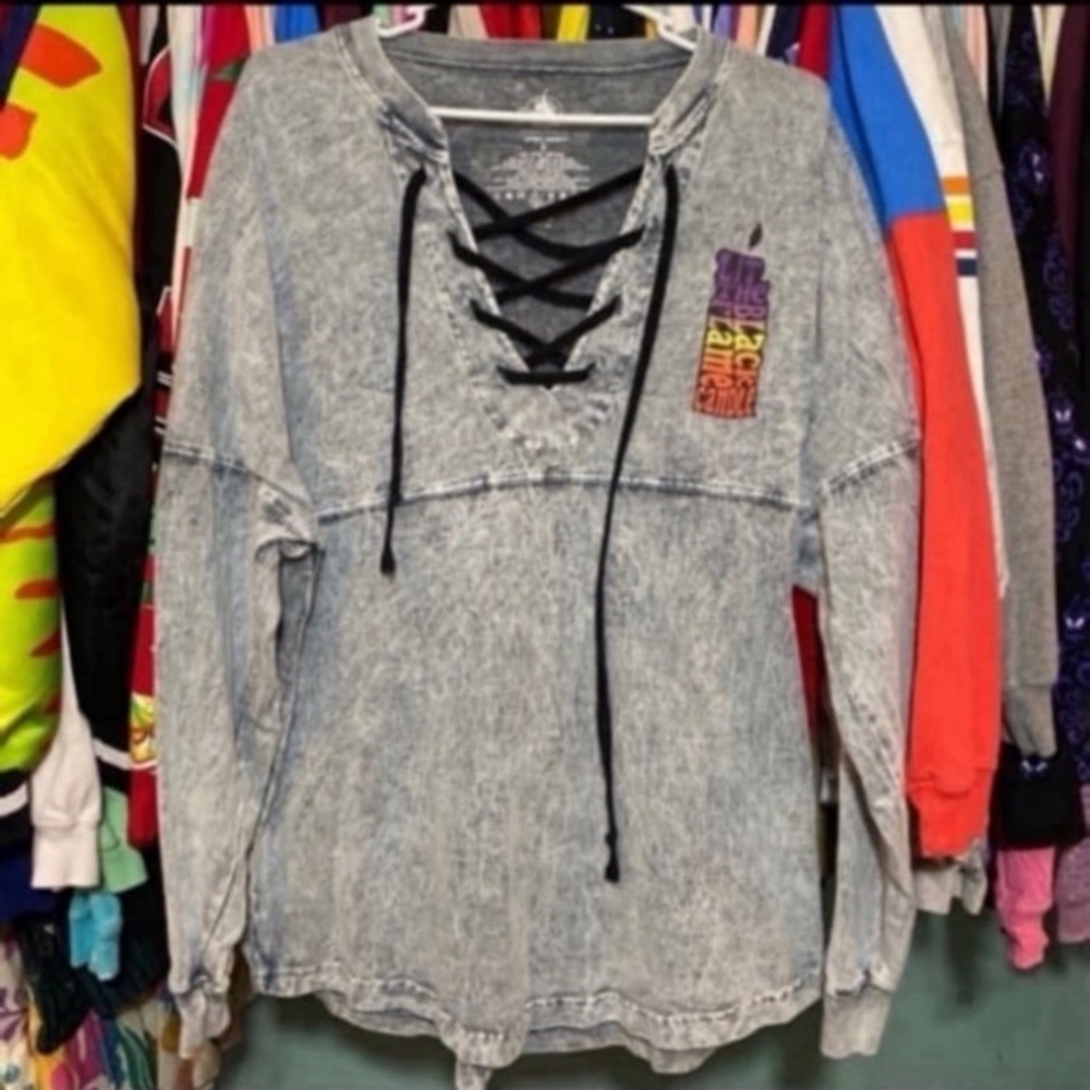 Disney parks hocus pocus black flame spirit jersey S